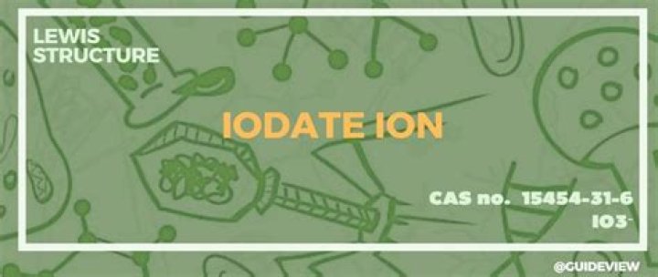 What is iodate ion?