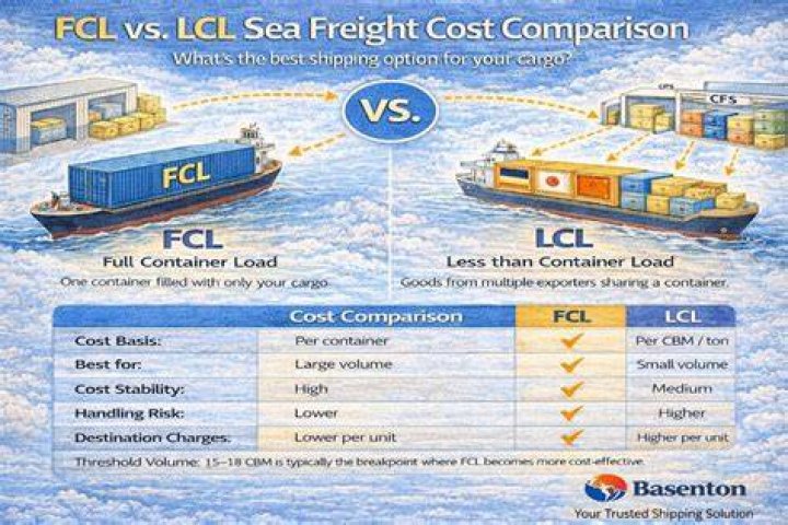 What is LCL shipping charges?