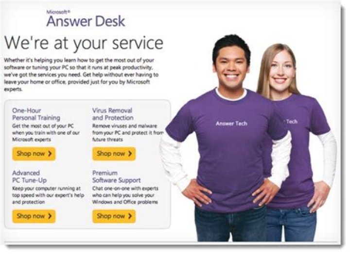What is Microsoft Answer Desk?