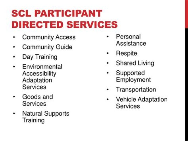 What is participant-directed community support?