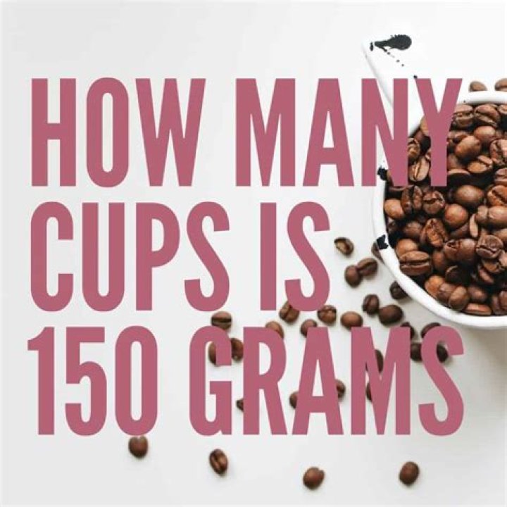 What is the equivalent of 150g in cups?