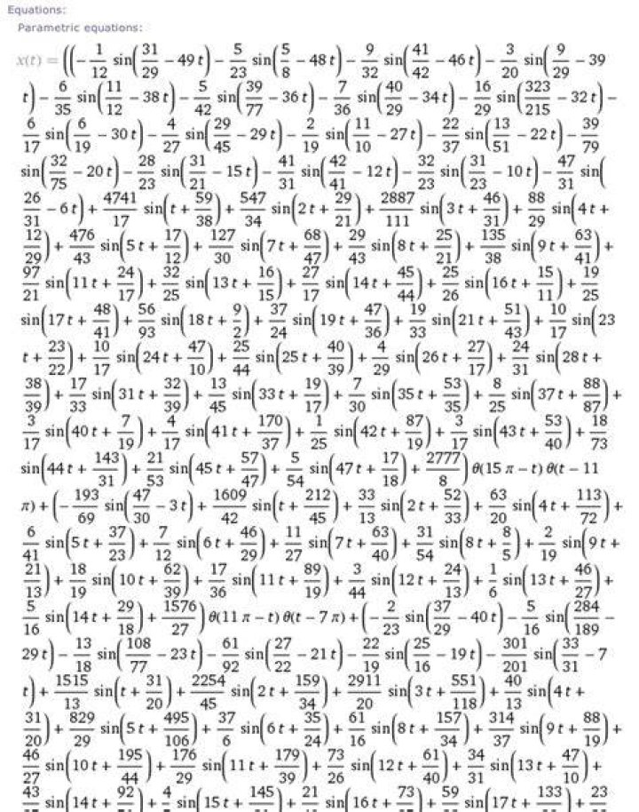 What is the hardest math equation ever?