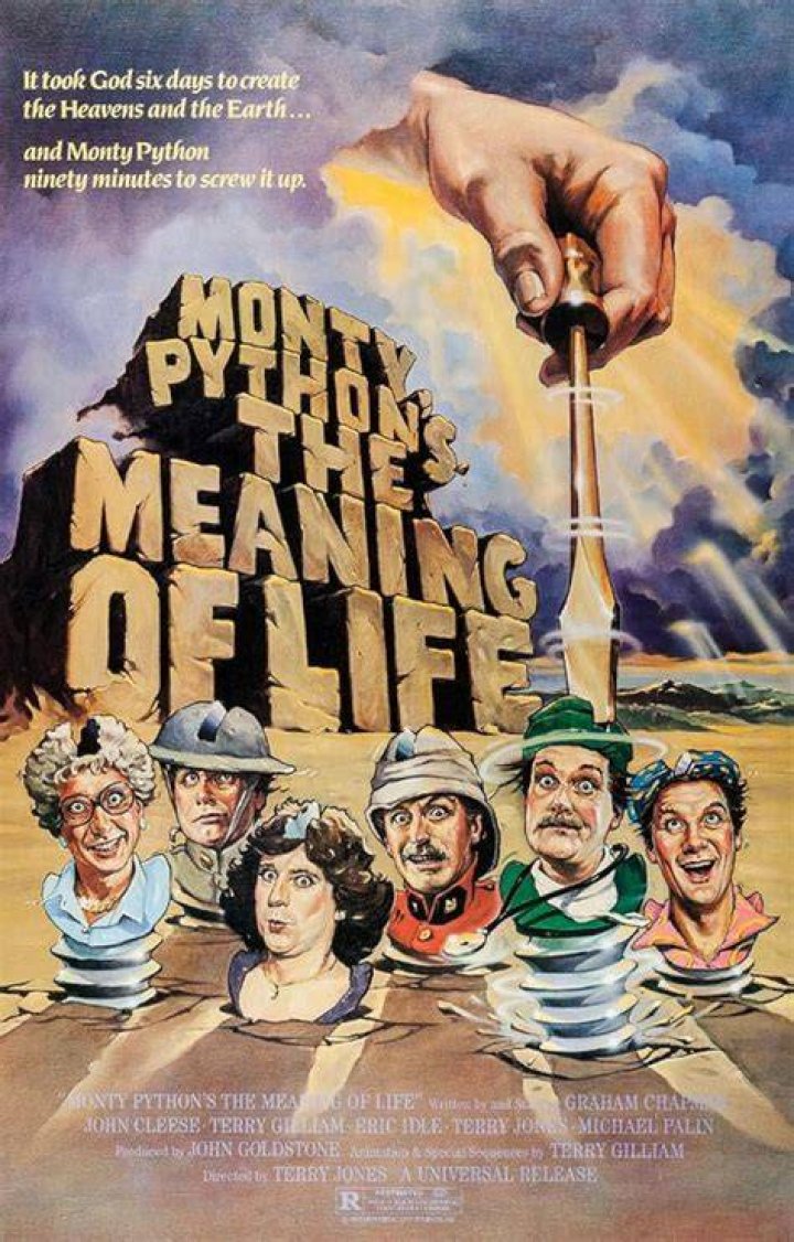 What is the meaning of life according to Monty Python?