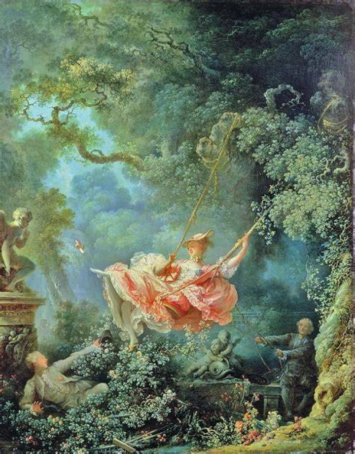 What is the meaning of the painting The Swing?