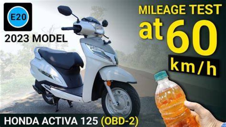 What is the mileage of Activa 60?