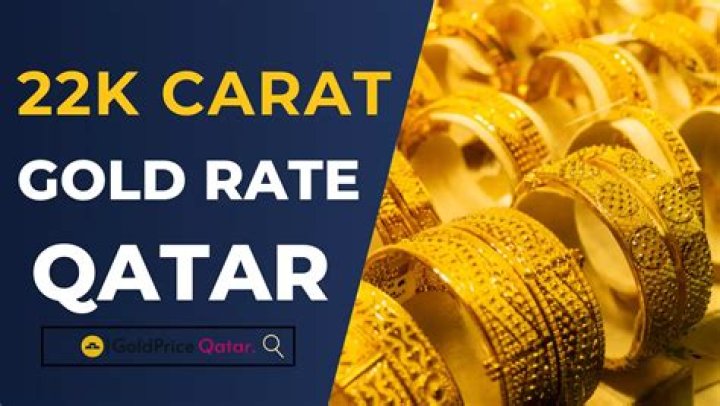 What is the price of 22 carat gold in Qatar?