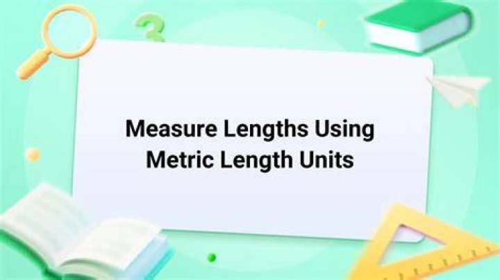 What is the purpose of using metric units?