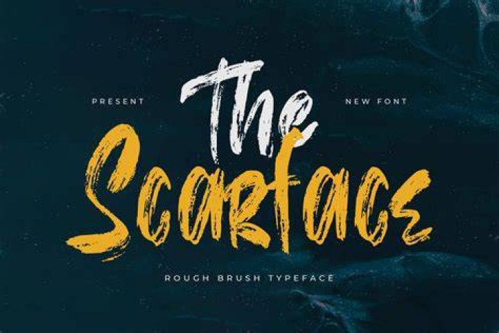 What is the Scarface font called?