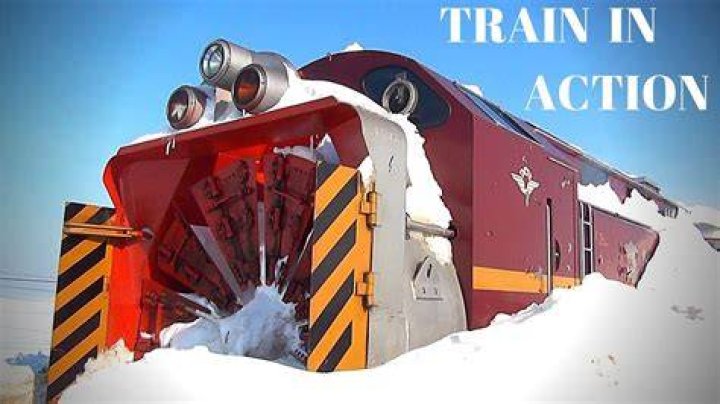 What is the snow plow on a train called?