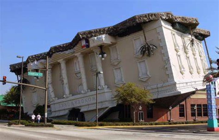 What is the upside down building called?