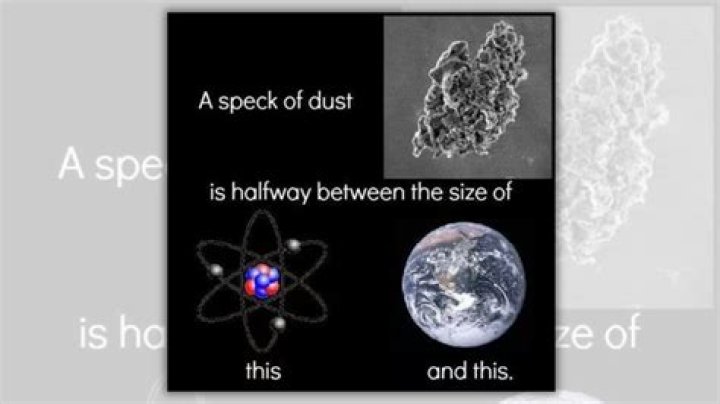 What is the weight of a speck of dust?