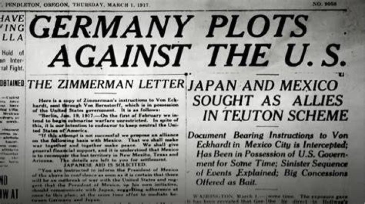 What is the Zimmerman note and why is it important?