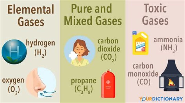 What kind of gases does a car give off?