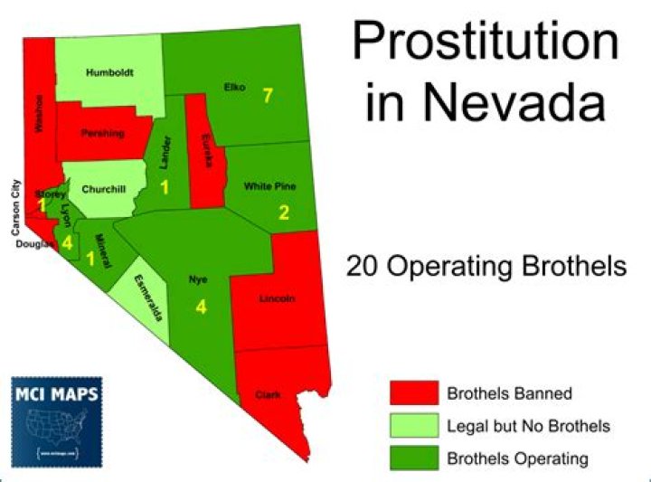 What kind of prostitution is legal in Nevada?