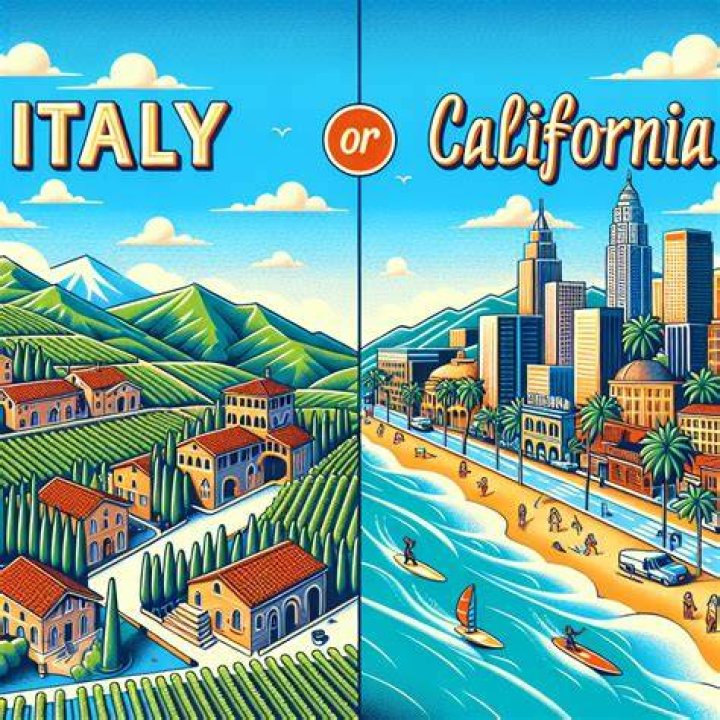 What part of California is most like Italy?