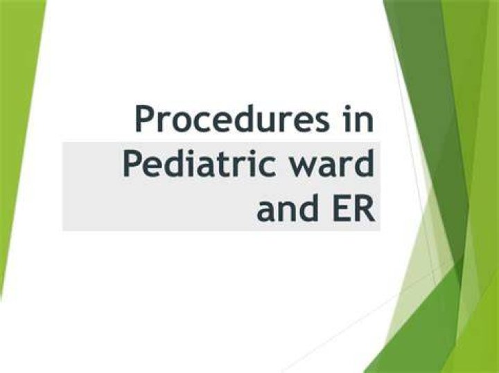 What procedures are done in the ER?
