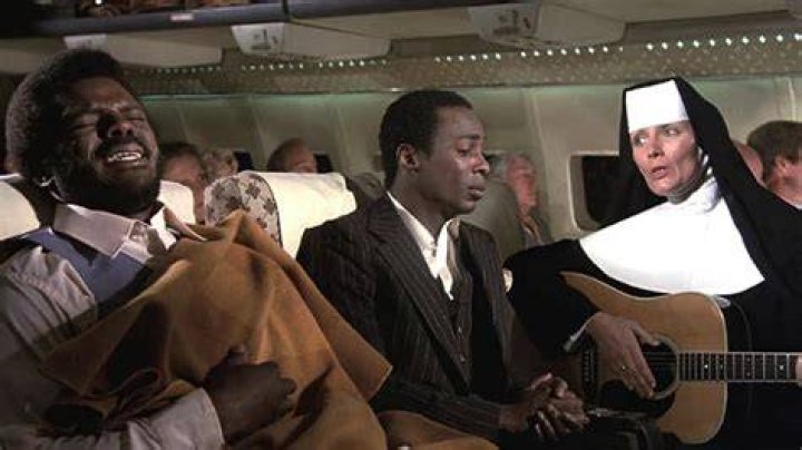 What song does nun sing in airplane?
