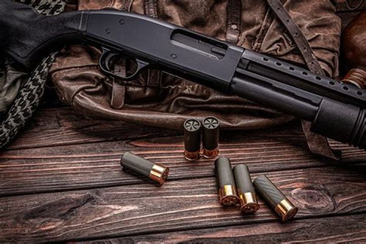 What sound does a pump action shotgun make?