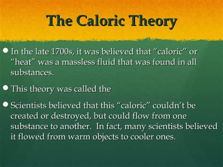 What was the problem with the caloric theory?