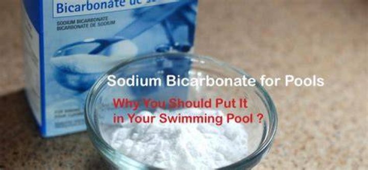 When should you add sodium bicarbonate at the pool?