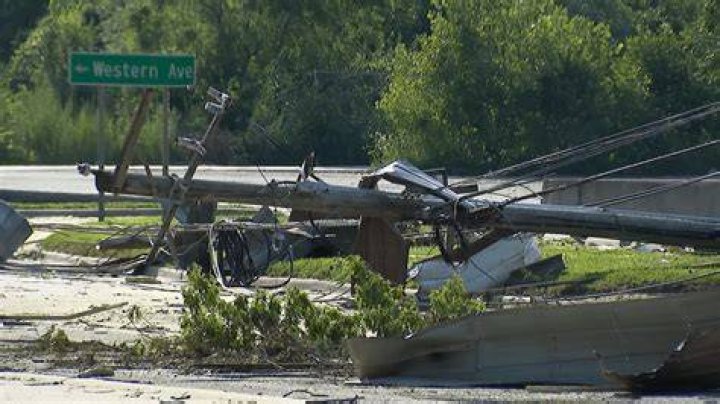 Where did the tornado hit on LBI?