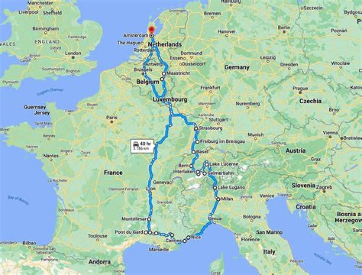 Where is Belgium and Switzerland?