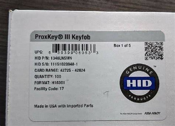 Where is my FOB facility code HID?