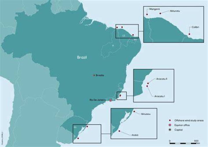Where is offshore located in Brazil?