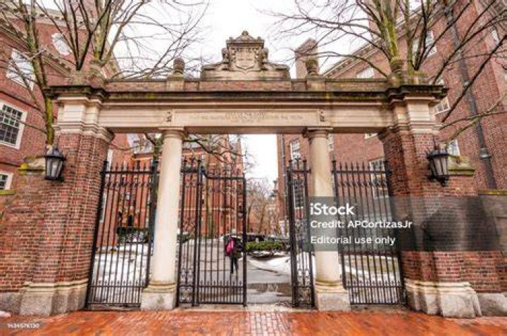 Where is the main entrance to Harvard?