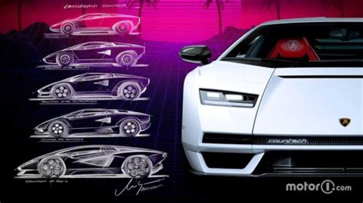 Who designed the Lambo Countach?