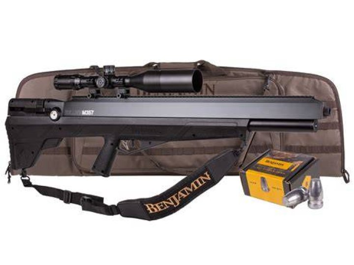 Who manufactures Benjamin air rifles?