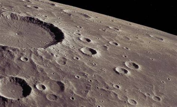 Why do I see a light on the moon?