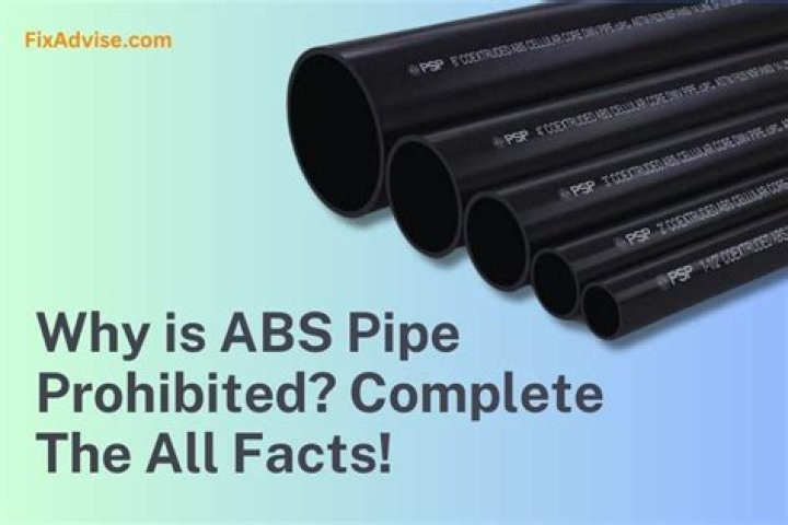 Why is ABS pipe illegal?