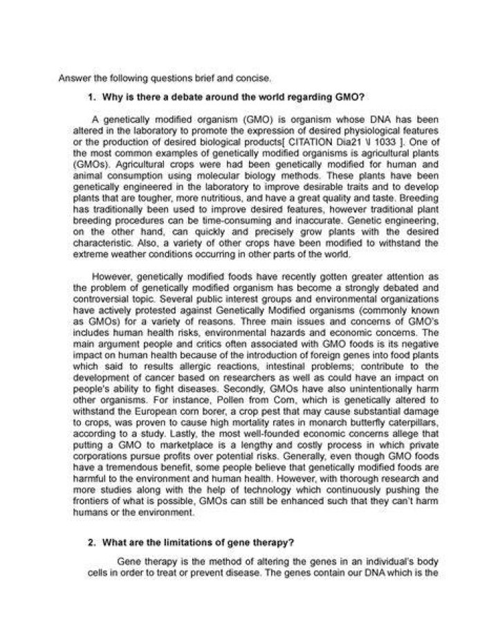 Why is there a debate regarding GMO?